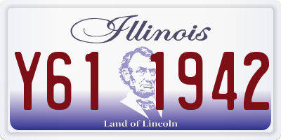 IL license plate Y611942