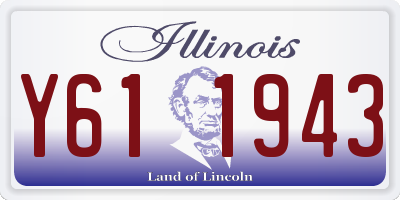 IL license plate Y611943