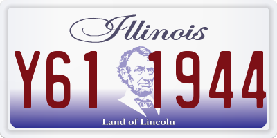 IL license plate Y611944
