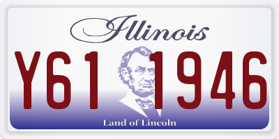 IL license plate Y611946