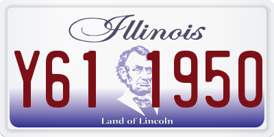 IL license plate Y611950