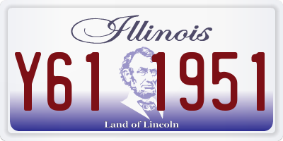 IL license plate Y611951