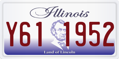 IL license plate Y611952