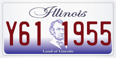IL license plate Y611955
