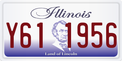 IL license plate Y611956