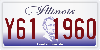 IL license plate Y611960