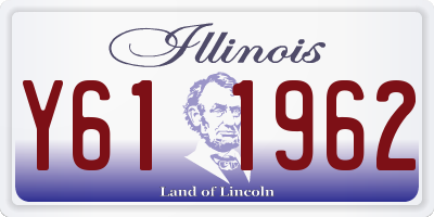 IL license plate Y611962