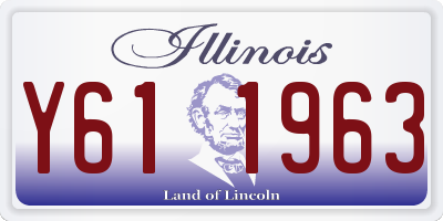 IL license plate Y611963
