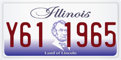 IL license plate Y611965