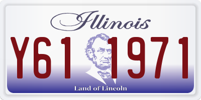 IL license plate Y611971