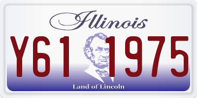 IL license plate Y611975