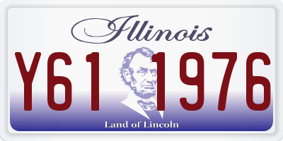 IL license plate Y611976