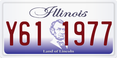 IL license plate Y611977