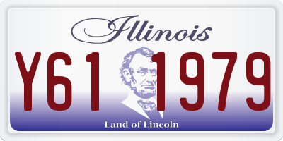 IL license plate Y611979