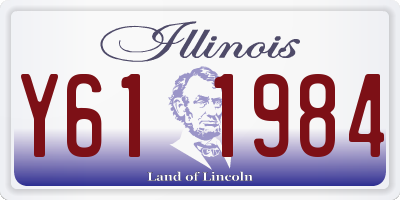 IL license plate Y611984