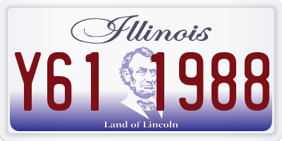 IL license plate Y611988