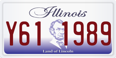 IL license plate Y611989