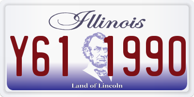 IL license plate Y611990