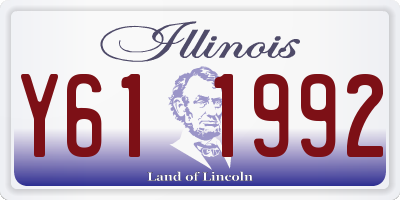IL license plate Y611992
