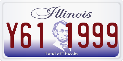IL license plate Y611999