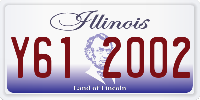 IL license plate Y612002