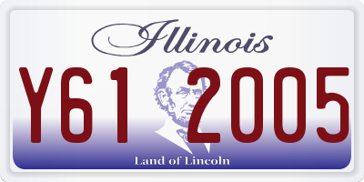 IL license plate Y612005