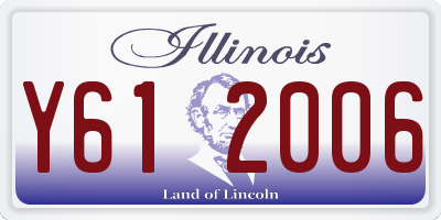 IL license plate Y612006