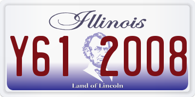 IL license plate Y612008