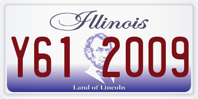 IL license plate Y612009