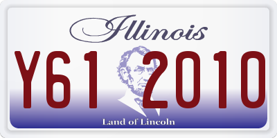 IL license plate Y612010