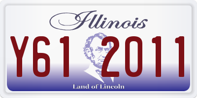 IL license plate Y612011