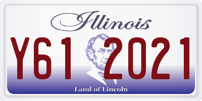 IL license plate Y612021