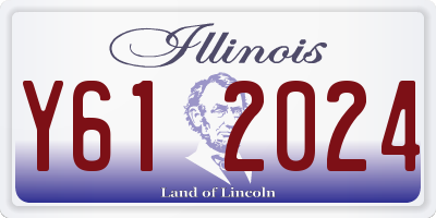 IL license plate Y612024