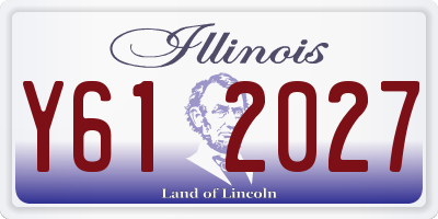 IL license plate Y612027