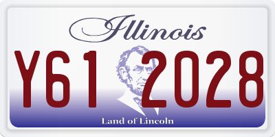 IL license plate Y612028
