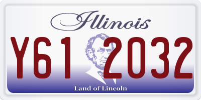 IL license plate Y612032