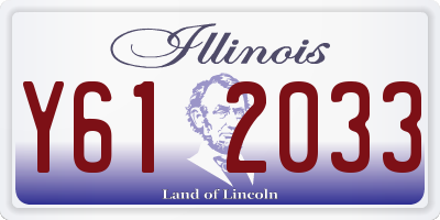 IL license plate Y612033