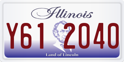 IL license plate Y612040