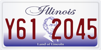IL license plate Y612045