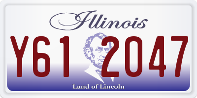 IL license plate Y612047