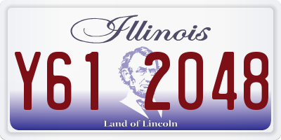 IL license plate Y612048
