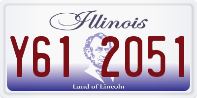 IL license plate Y612051