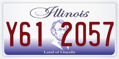 IL license plate Y612057