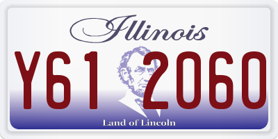 IL license plate Y612060