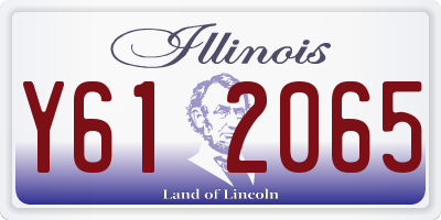 IL license plate Y612065