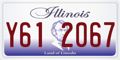 IL license plate Y612067