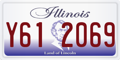 IL license plate Y612069