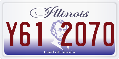 IL license plate Y612070