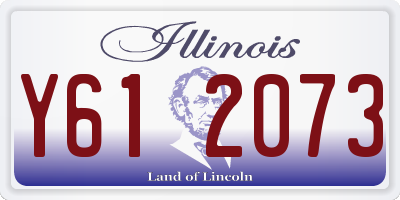 IL license plate Y612073
