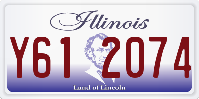 IL license plate Y612074